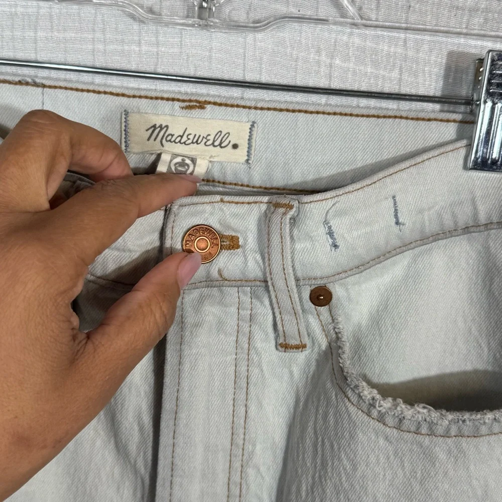 Madewell The Perfect Vintage Wide-Leg‎ Crop Jean in Edmunds Wash size 25